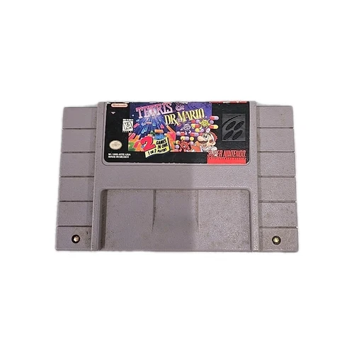 Vtg Tetris & Dr. Mario (Super Nintendo Entertainment System, 1994)