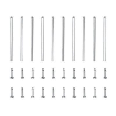 #ad 10Pack 22x1mm Tube Friction Pins Watch Strap Pressure Bars Pin with Rivet Ends $19.89