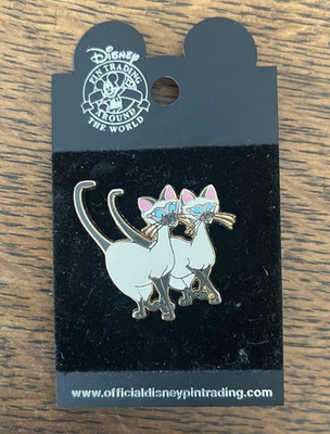Disney Lady & the Tramp Si & Am Siamese Cats Pin 2005