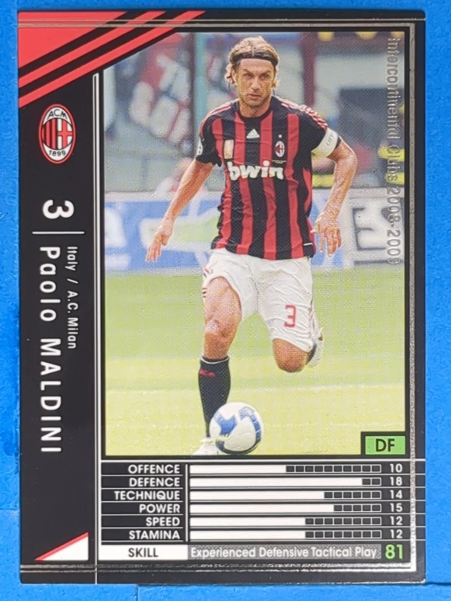 2008-09 Panini WCCF Intercontinental Clubs - Paolo Maldini #213