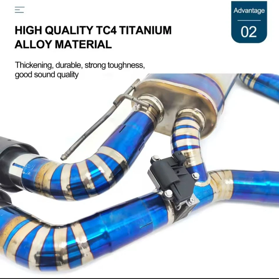 BMW M240i G42 M340i G20 M440i G22 B58 3.0T tubo de escape válvula Catback com - Imagem 4 de 4