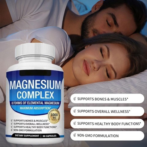 Magnesium Complex Magnesium Glycinate Magnesium Citrate 8 Elemental Magnesium - Picture 5 of 9