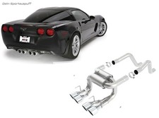 Borla ATAK Edelstahl Sportauspuff Corvette C6 Z06 7.0l, ZR1 6.2l 2006-11 4x108mm