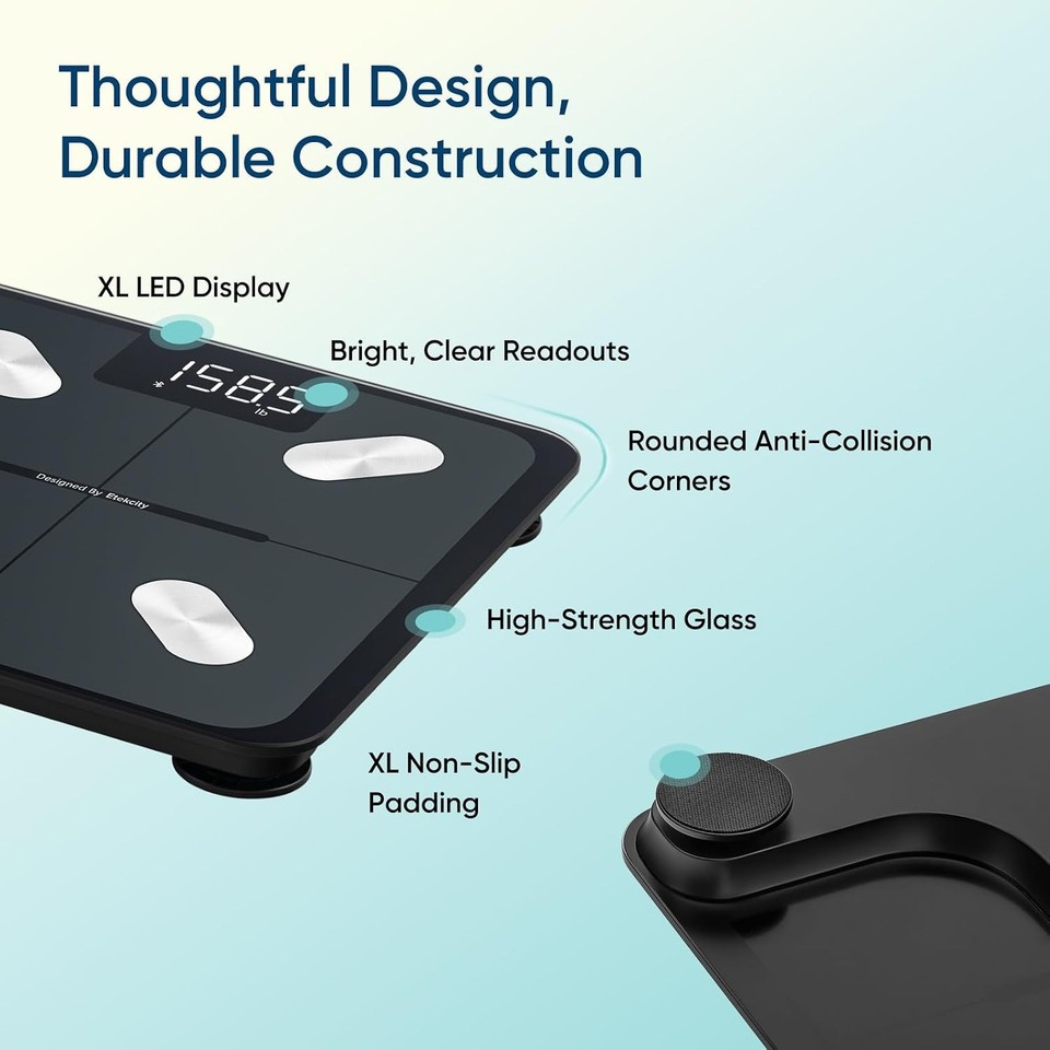 Smart Scale for Body Weight Fat and BMI FSA Eligible | eBay