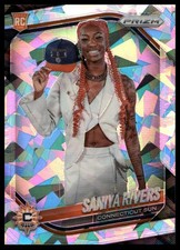 2025 Panini Prizm WNBA #150 Saniya Rivers Ice Prizms