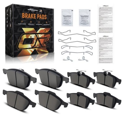 Front&Rear Ceramic Brake Pads Kit for Volvo C30 C70 S40 V50 2004-2013 D1044