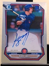 2026 Bowman Chrome Prospect Auto Kade Snell 1ST Bowman Chicago CUBS 🌟⚾