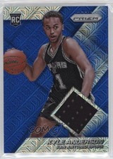 2014-15 Panini Prizm Blue Mojo Prizm Jerseys Kyle Anderson #91 Rookie RC 0jk5