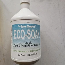 Liquid Spa and Pool Filter Cleaner - 1 Quart by Spa Depot