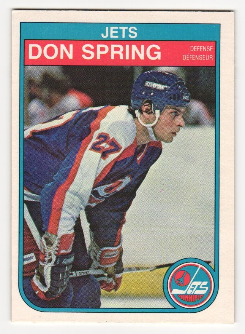 1982-83 O-Pee-Chee #392 Don Spring Jets 