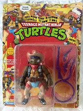 Playmates Toys TMNT Crazy Cowboy Don Wacky Wild West Action Figure 1992 NIP