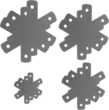 8PCS Pot Separators Protectors,Creative Flower-Shaped Pot Dividers for Stacking,