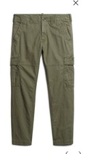 Image of Superdry Men's Core Cargo Pants In Tan Khaki Size W32”L32”