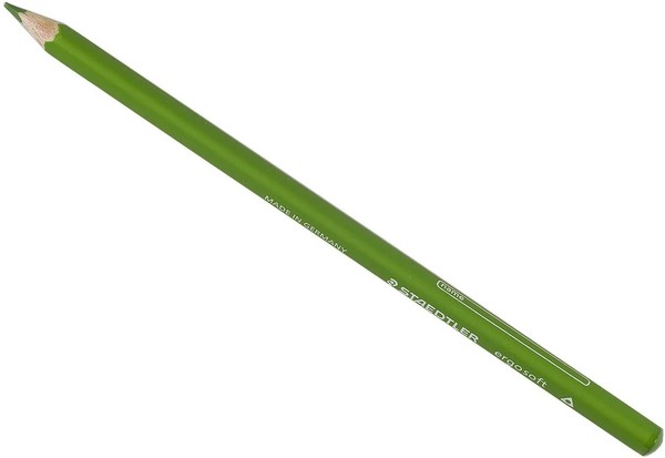 Dreikant-Buntstift Ergosoft, Dreieckig, SaftgrüN Staedtler FSC 100%,-image