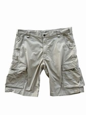 Carhartt Force Relaxed Fit Ripstop Cargo Work Shorts Mens 40 Tan Khaki BS5297-M