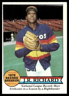 1979 Topps J.R. Richard Houston Astros #203