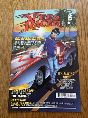 SPEED RACER #1 CHRIS BATISTA CAR MAGAZINE HOMAGE  VARIANT 1:10 MAD CAVE COMICS
