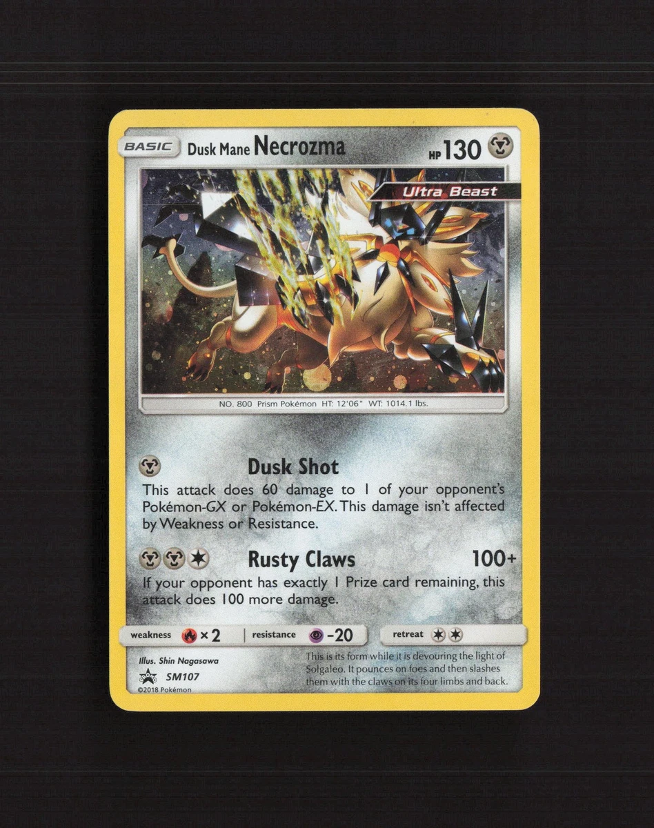 pokemon card dusk mane necrozma Pokemon SM-5 Ultra Prism Card: Dusk Mane Necrozma GX 163/156 Rainbow U main image 0