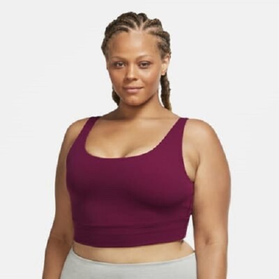 Nike Yoga Luxe-Infinalon tanktop Plus Size CZ3286-681 Oberteil