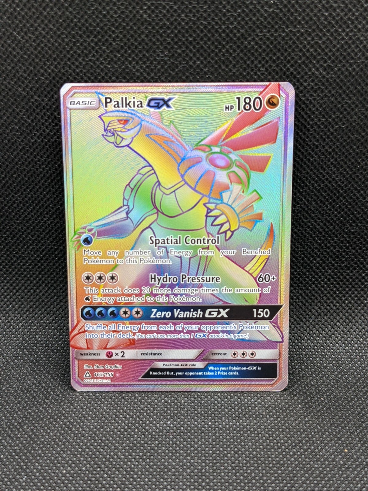 PALKIA GX 165/156 Secret Rare Ultra Prism Pokémon Card Near Mint | eBay