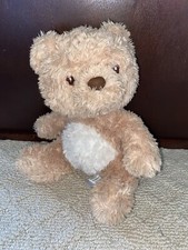 Aurora Baby Brown Tan Bear Plush Stuffed Animal Toy EUC
