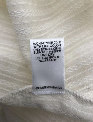 Chelsea Violet Women Blouse Shirt Small Top Long Sleeve Cotton Tie Back White NW - Picture 11 of 11