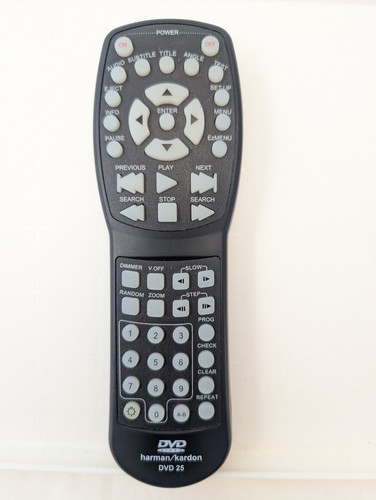 Genuine Harman/Kardon DVD 25 Remote Control for DVD 25 DVD Player