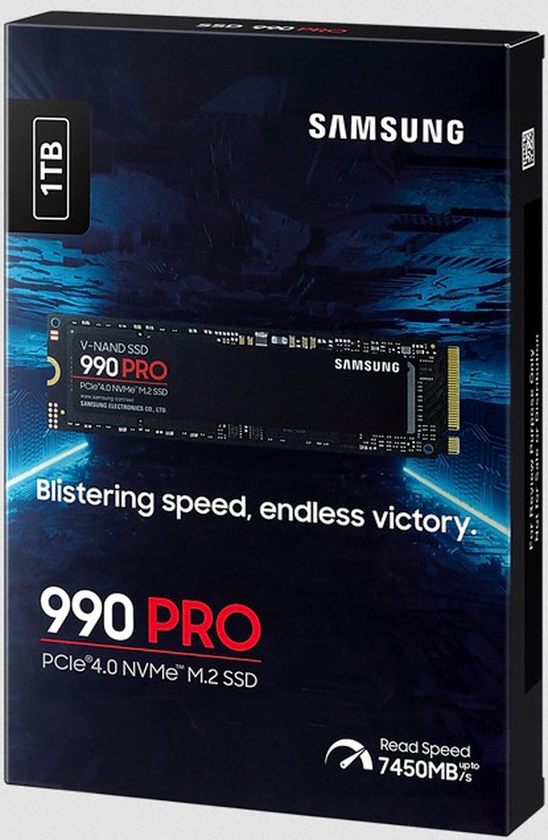 SAMSUNG 990 PRO 1TB PCIe Gen 4.0 x4 NVMe 2.0 M.2 Internal SSD MZ