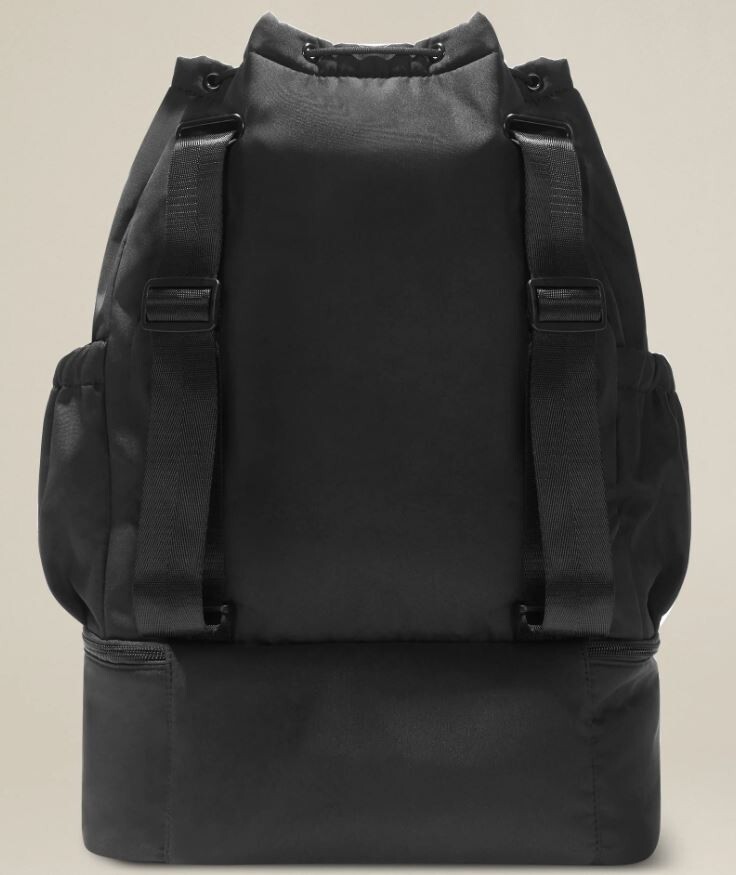 Beyond Yoga Convertible Gym Bag Backpack Black Studio Yoga NEW - Beyond Yoga Convertible Gym Bag Backpack Black Mat | eBay main image 3