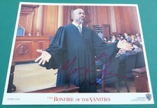 Morgan Freeman 8X10 Lobby card Auto Signed Beckett BAS Pre-Certified