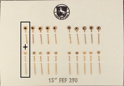 Nos New [1 Set = 2 Hands ] Fef 290 60/130 Wit 15  Nadel Hand Golden Schlagstock