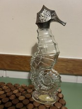 1970s Avon Sea Horse Skin So Soft Bath Oil Decanter 6fl oz Empty Bottle