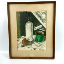 Soffici Ardengo RIPRODUZIONE D'ARTE NATURA MORTA STAMPA  Opera con Cornice 900 