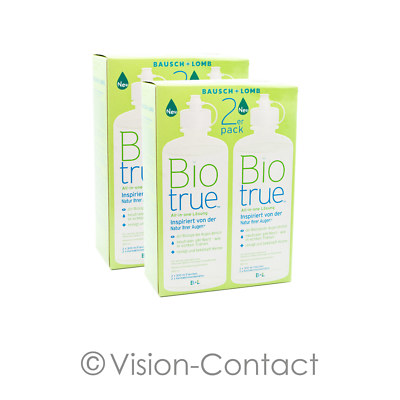 Biotrue 4 x 300ml Pflegemittel All in One Kombilösung von Bausch + Lomb