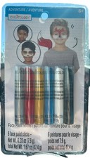Creatology Face Paint Sticks 6 Colors NEW - Easy To Remove 6 sticks Halloween