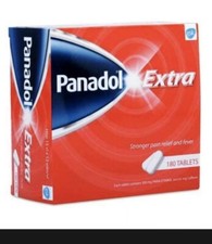 Panadol Extra 180 Tablets Strong Fast Pain Relief