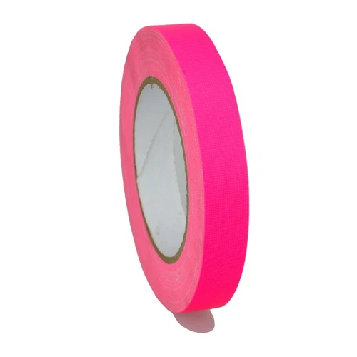 Gewebeklebeband 649-19P Pink MATT 19mm x 25m Tape Markierungstape Gaffer schmal