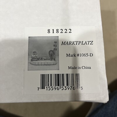 Hummel Marktplatz Scape with COA Number 1065-D