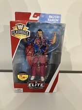WWE Mattel Elite Flashback Razor Ramon Series 2 - SIGNED - 2017