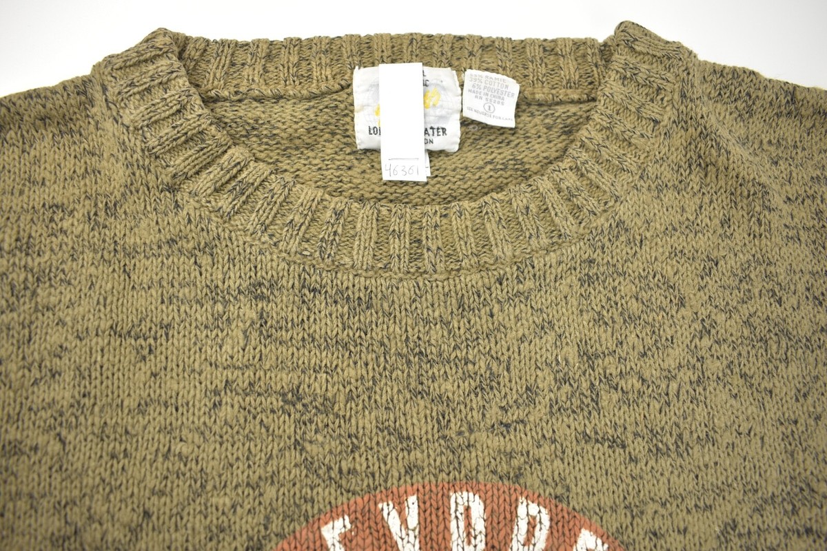 ははい Express London 1987 Edition Brown Oversized Crewneck S/S Sweater