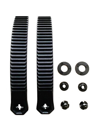 Ride Snowboard Bindings - A Series - Toe Ladder Strap Kit - Black T-Nut / Washer