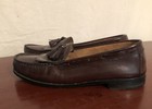 Mens Weyenberg Brown Leather Tassle Loafers Dress Shoes SIZE 8.5 M EUC — photo 4