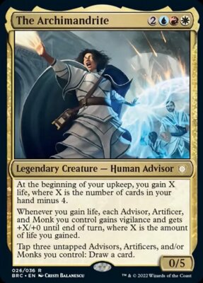 MTG THE ARCHIMANDRITE 26 EXC - THE ARCHIMANDRIT - BRC EN - MAGIC