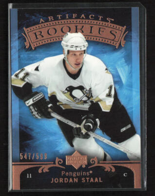 2006-07 Upper Deck Artifacts #261 Jordan Staal #/599 RC Rookie