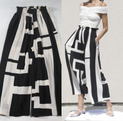 HENRIK VIBSKOV - $420 ''DROP-CROTCH'' WIDE-LEG HAREM PANTS (S-T-U-N-N-I-N-G!!) XS