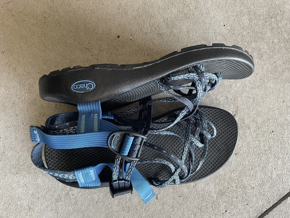 Chaco ZX/3 Women's Blue Outdoor Sandals Size 10 | eBay