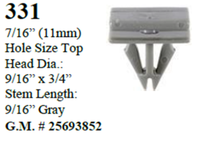 Gistilli 20 Clips De Remaches De Moldura Para Panel Basculante Compatibles Con GM Chevy Buick Cadillac 25693852 - Foto 7