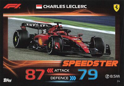 Charles Leclerc 2023 Topps Turbo Attax F1 #24 Ferrari | eBay