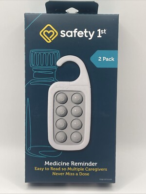 Safety First Baby Medicine Reminder 2 Pack New In Box 