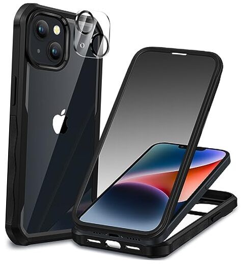 for iPhone 14 Case/iPhone 13 Case, Privacy Phone iPhone 14/iPhone 13 Black